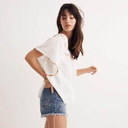 Madewell Pom-pom Butterfly Top