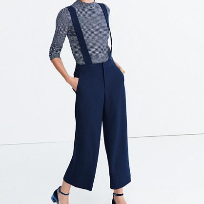 Madewell Wide-leg Suspender Pants