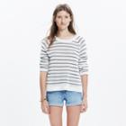 Madewell Dockline Pullover Sweater In Mariner Stripe