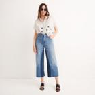 Madewell Wide-leg Crop Jeans: Gusset Edition