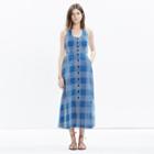 Madewell Rivet & Thread Japanese Denim Maxi Dress