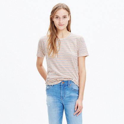 Madewell Whisper Cotton Crewneck Tee In Sacramento Stripe