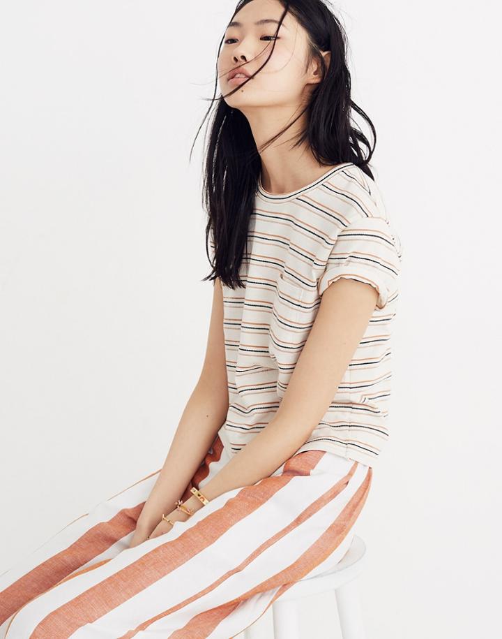 Madewell Radio Boxy Tee In Cohen Stripe
