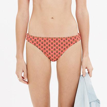 Madewell Hipster Bikini Bottom In Desertleaf