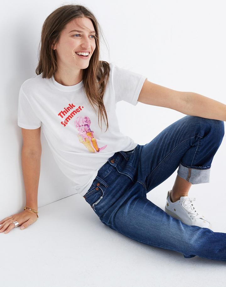 Madewell Madewell X Monogram Think Summer Tee