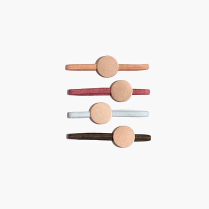 Madewell Four-pack Disc Hair Ties