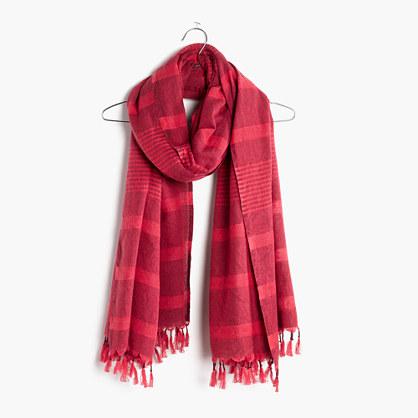 Madewell Screenwork Tassel Scarf
