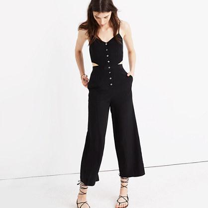 Madewell Silk Cutout Jumpsuit