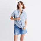 Madewell Courier Shirt In Stripe Play