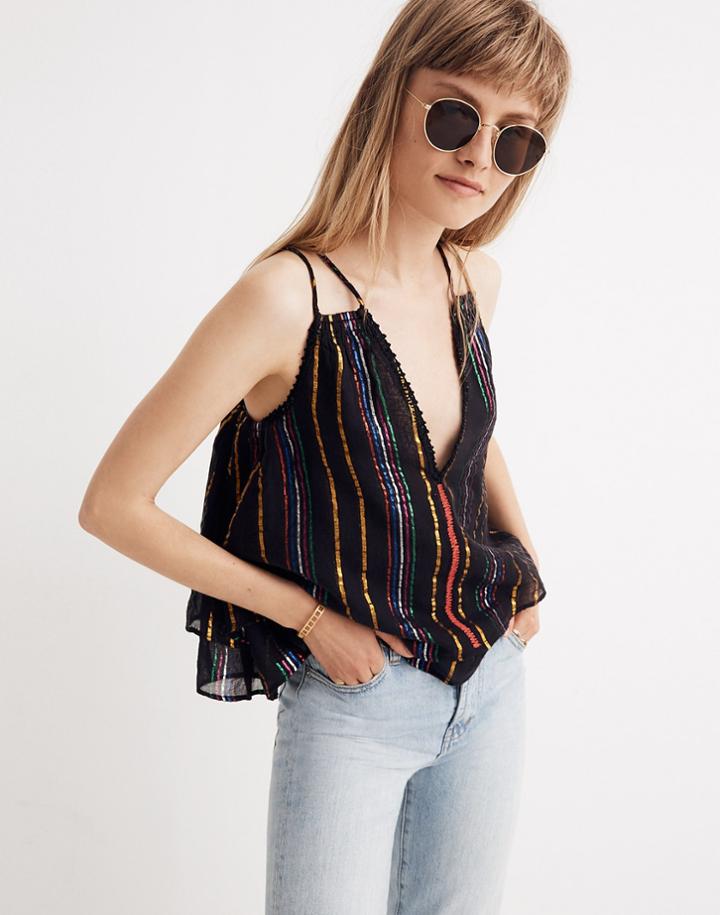 Madewell Apiece Apart Luna Shirred Cami Top