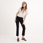 Madewell Cali Demi-boot Jeans In Black Frost