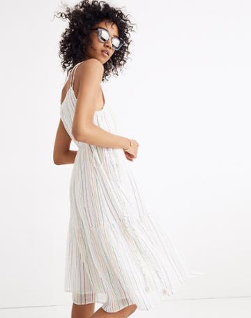 Madewell Apiece Apart Striped Daphne Midi Dress