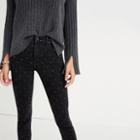 Madewell 9 High-rise Skinny Jeans: Metallic Dot Edition