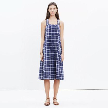 Madewell Plaid Drive-in Dress