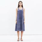 Madewell Plaid Drive-in Dress