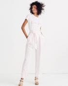 Madewell Striped Paper-bag Pants