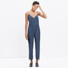 Madewell Faux-wrap Cami Jumpsuit In Sundial