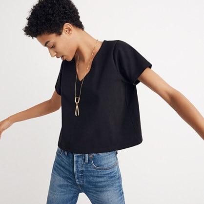 Madewell V-neck Setlist Boxy Top