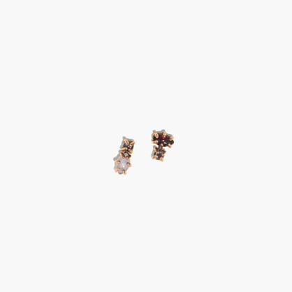 Madewell Demi-fine Bronze Stone-mix Stud Earrings