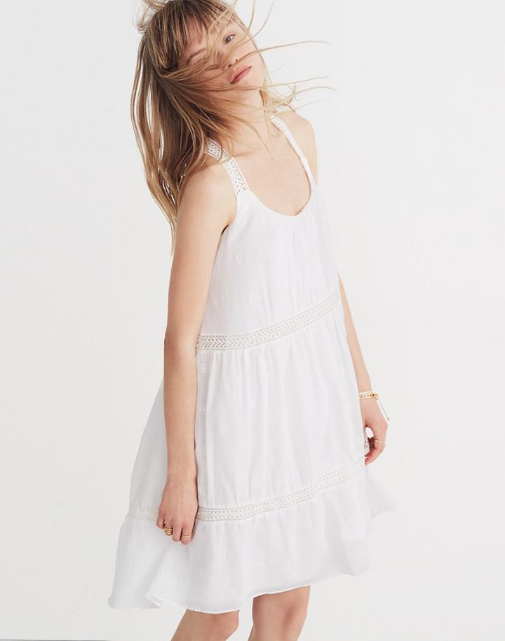 Madewell Embroidered Honeysuckle Dress