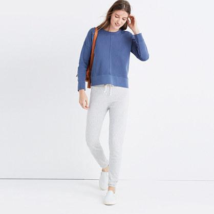 Madewell Garment-dyed Seamed Sweatshirt