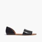 Madewell The Thea Sandal In Black Leather