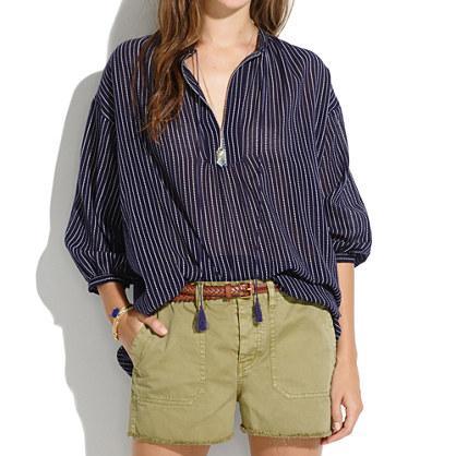 Madewell Openview Tunic In Dotted Line