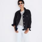 Madewell The Oversized Jean Jacket In Lunar Wash