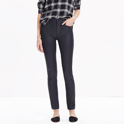 Madewell 9 High Riser Skinny Skinny Jeans: Coated Edition