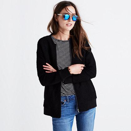Madewell Textured Bomber Jacket