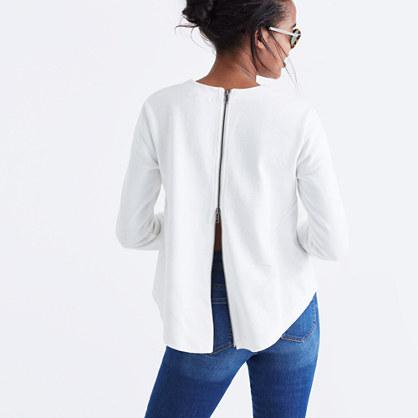 Madewell Comeback Zip-back Top