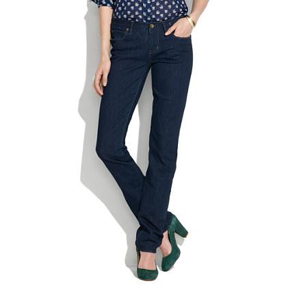 Madewell Rail Straight Jeans In Madewell Wash