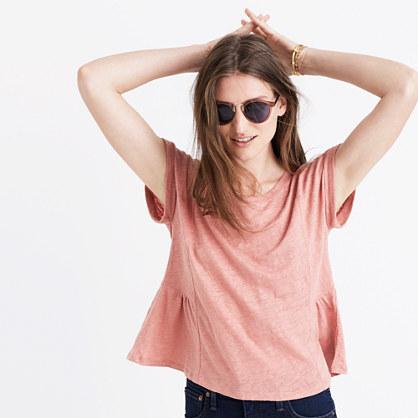 Madewell Modern Linen Gather Top