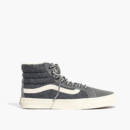 Madewell Madewell X Vans® Weatherized Classic Sk8-hi High-top Sneakers In Grey Flannel
