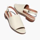 Madewell The Noelle Slingback Sandal In Leather