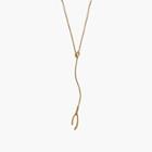 Madewell Wishbone Lariat Necklace