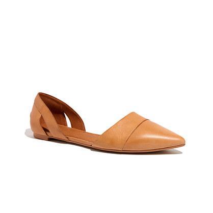 Madewell The D'orsay Flat In Leather