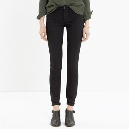 Madewell Tall 8 Skinny Jeans In Black Frost