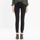 Madewell Tall 8 Skinny Jeans In Black Frost