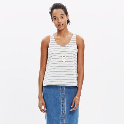 Madewell Sundown Tank Top In Ikat Stripe