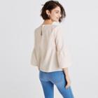 Madewell Striped Bell-sleeve Top