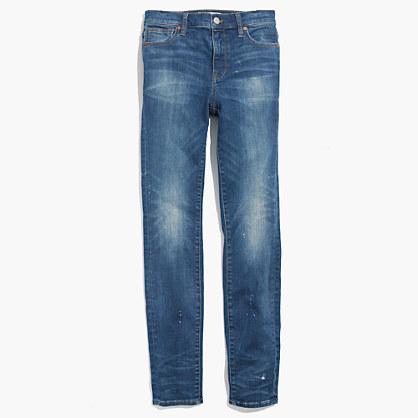 Madewell 9 High Riser Skinny Skinny Jeans In Dayton Wash