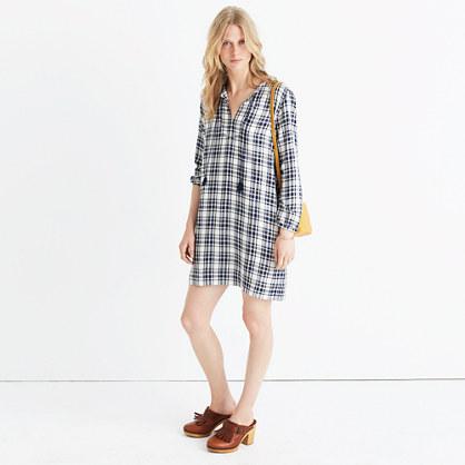 Madewell Plaid Artiste Tunic Dress