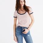 Madewell Recycled Cotton Ringer Tee In Sacramento Stripe