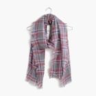 Madewell Openweave Scarf In Avery Plaid