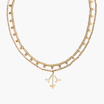 Madewell Pressed Petals Layered Necklace