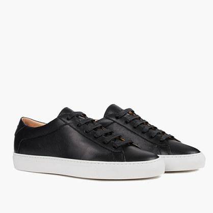 Madewell Koio Capri Onyx Low-top Sneakers In Black Leather