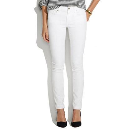 Madewell Skinny Skinny Jeans In Pure White