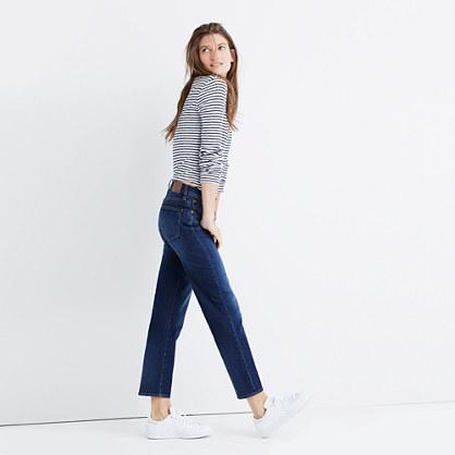 Madewell Cruiser Straight Crop Jeans In Shane Wash