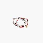 Madewell Two-pack Beaded Tassel Bracelets In Red, White And Blue